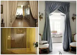 Apartment door curtains photo