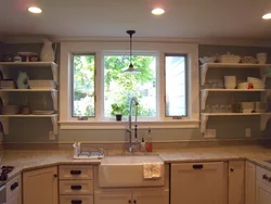 Kitchen Near The Window Design Photo