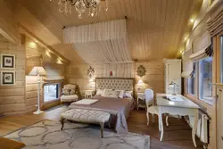 Bedrooms in a house made of timber design