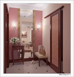 Brown Color In The Hallway Interior