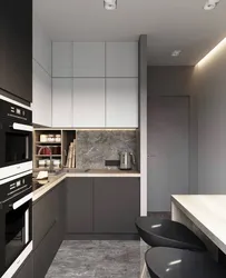 Kitchen Design White Top Gray Bottom