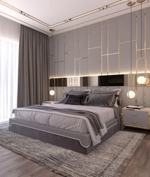 Design project of a bedroom in a modern style photo