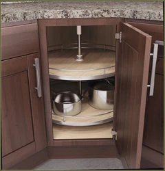 Дизайн угловой кухни с правым углом