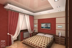 Ceilings in the bedroom 14 square meters photo