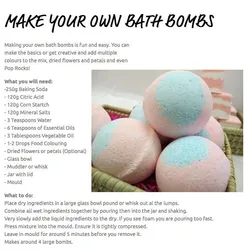 DIY bath bombs photo