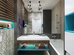 Сучасны дызайн ваннага пакоя 6 кв м