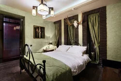 Bedroom design in pistachio tone