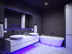 Дизайн ламп в ванной комнате