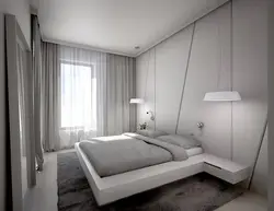 Дызайн спальні ў стылі мінімалізм фота