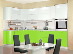 Two-color kitchen sets for a small kitchen photo