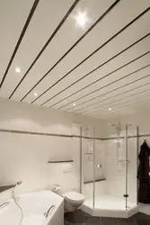 Banyoda lamelli tavanların dizaynı