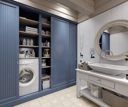 Bathroom Design Blue Gray