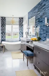 Bathroom Design Blue Gray