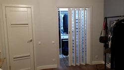 Какие двери поставить в гардеробную комнату фото