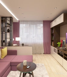 Kitchen living room 3 by 6 meters design