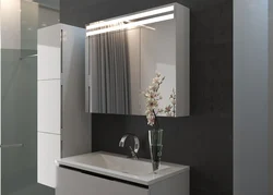 Шкаф в ванную большой дизайн