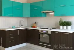 Сочетание с цветом венге в интерьере кухни