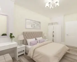 Bedroom Design In Light Colors With Light Furniture