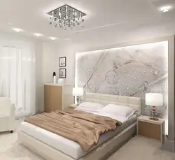 Yüngül mebel ilə açıq rənglərdə yataq otağı dizaynı