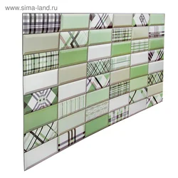 Self-adhesive panels for kitchen walls photo