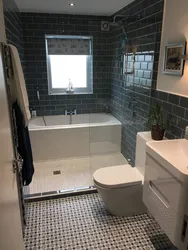 Photo Of A Bathroom With Shower And Toilet 4 Sq M