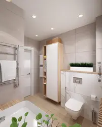 Photo of a bathroom with shower and toilet 4 sq m