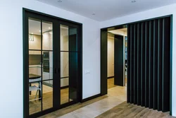 Apartment design with a sliding partition