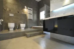 Microcement In The Bathroom Photo Design