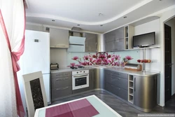 Gray Pink Kitchens Photo