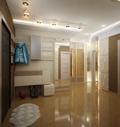 Rectangular hallway interior photo