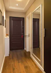 Apartment renovation photo of the door in the hallway