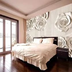 Bedroom design with wallpaper 3