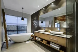 What a modern bath design