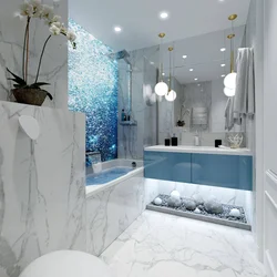 What a modern bath design