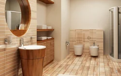 Кварцвиниловая плитка в ванной на стенах дизайн