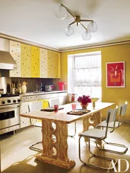 Painted kitchen design photo