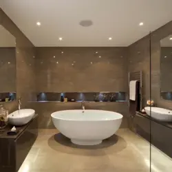 Photo of matte ceilings in the bath