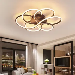 LED Chandeliers In The Living Room Interior