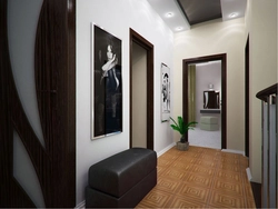 Interior hallway in an apartment inexpensively