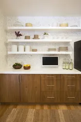 Kitchen Design With Wall Shelves