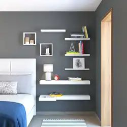 Beautiful Shelves In The Bedroom Photo