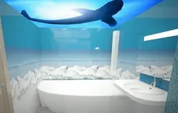 Төбелер Ванна Бөлмесінің 3D Фотосуреті
