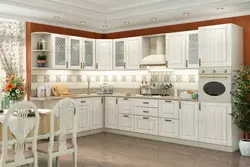 Interior design of kitchens and kitchen sets