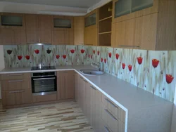 Kitchen design with pvc panels