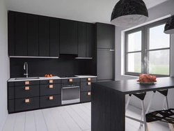 Черные кухни фото дизайн