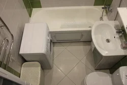 Combine a bathroom in a Khrushchev building design