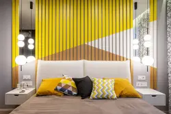 Шэра жоўтая спальня фота