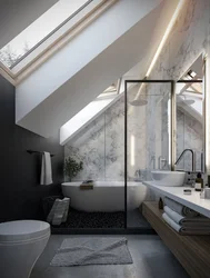 Bath Design With Mansard Roof