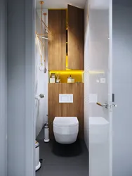 Photo of narrow toilets in the apartment