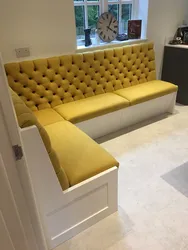Мягкий диван на кухню фото
